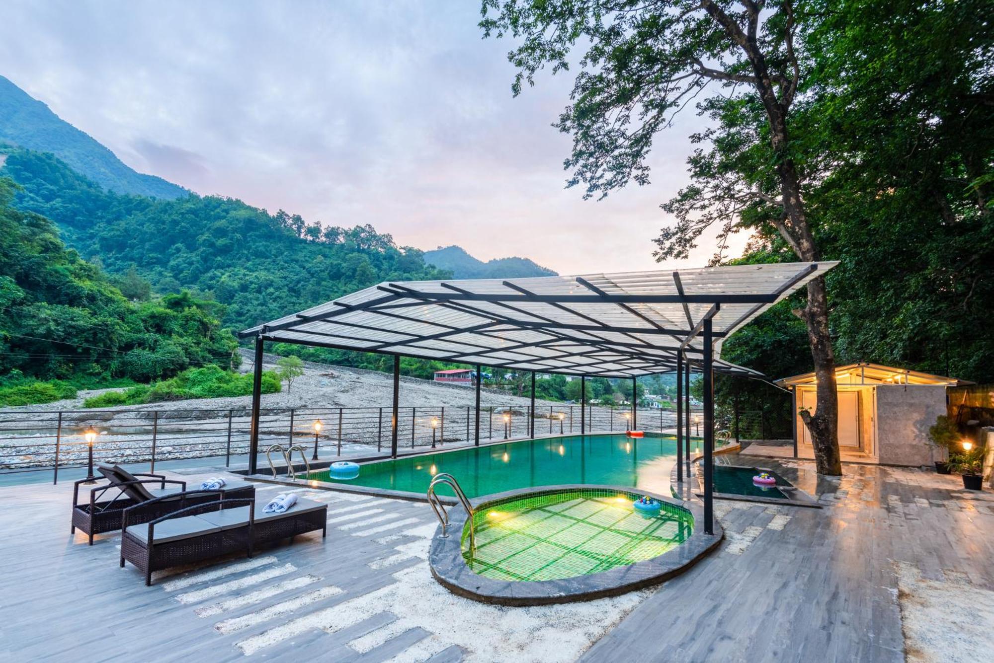 Dls Divine River Resort And Spa, Rishīkesh Buitenkant foto
